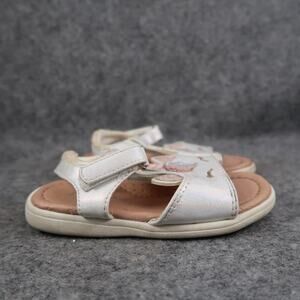 Sugar Shoes Kids Toddler 7 Sandals Unicorn Girls Adjustable Straps White Flat